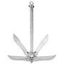 Silver malleable iron folding anchor 10 kg by vidaXL, Anchors - Ref: Foro24-94273, Price: 108,55 €, Discount: %