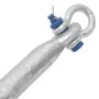 Silver malleable iron folding anchor 10 kg by vidaXL, Anchors - Ref: Foro24-94273, Price: 108,55 €, Discount: %