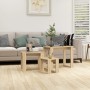 Mesas apilables 3 pzas madera contrachapada color roble Sonoma en Mesas auxiliares | Comprar online en Foru.es