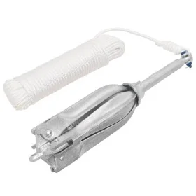 Folding anchor with silver malleable iron rope 10 kg by vidaXL, Anchors - Ref: Foro24-94279, Price: 113,46 €, Discount: %