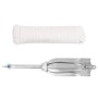 Ancla plegable con cuerda hierro maleable plateado 10 kg de vidaXL, Anclas - Ref: Foro24-94279, Precio: 115,85 €, Descuento: %