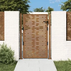 Corten steel garden gate square design 105x155 cm by vidaXL, garden gates - Ref: Foro24-153199, Price: 213,87 €, Discount: %