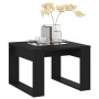 Mesa auxiliar de madera contrachapada negro 50x50x35 cm en Mesas de centro | Comprar online en Foru.es
