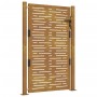 Puerta de jardín acero corten diseño cuadrado 105x155 cm de vidaXL, Puertas de jardín - Ref: Foro24-153199, Precio: 198,78 €,...