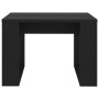 Mesa auxiliar de madera contrachapada negro 50x50x35 cm en Mesas de centro | Comprar online en Foru.es