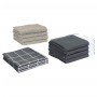 Juego de paños 12 unidades algodón gris de vidaXL, Toallas - Ref: Foro24-136295, Precio: 28,88 €, Descuento: %