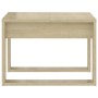Mesa auxiliar de madera contrachapada roble Sonoma 50x50x35 cm en Mesas de centro | Comprar online en Foru.es