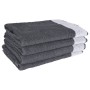 Juego de paños 12 unidades algodón gris de vidaXL, Toallas - Ref: Foro24-136295, Precio: 28,88 €, Descuento: %