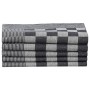 Juego de paños 50 unidades algodón negro y blanco de vidaXL, Toallas - Ref: Foro24-136293, Precio: 81,70 €, Descuento: %
