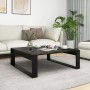 Mesa de centro madera contrachapada negro 100x100x35 cm en Mesas de centro | Comprar online en Foru.es