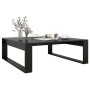 Mesa de centro madera contrachapada negro 100x100x35 cm en Mesas de centro | Comprar online en Foru.es