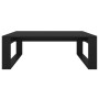 Mesa de centro madera contrachapada negro 100x100x35 cm en Mesas de centro | Comprar online en Foru.es