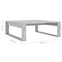 Mesa de centro madera de ingeniería gris hormigón 100x100x35 cm en Mesas de centro | Comprar online en Foru.es