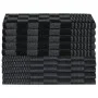 Juego de paños 10 unidades algodón negro y gris de vidaXL, Toallas - Ref: Foro24-136285, Precio: 21,34 €, Descuento: %