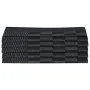 Juego de paños 10 unidades algodón negro y gris de vidaXL, Toallas - Ref: Foro24-136285, Precio: 21,34 €, Descuento: %