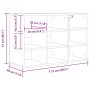 Armario Zapatero 77,5 x 30 x 51 cm Madera de ingeniería en Zapateros y organizadores de calzado | Comprar online en Foru.es