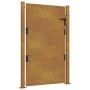 Puerta de jardín acero corten 105x155 cm de vidaXL, Puertas de jardín - Ref: Foro24-153205, Precio: 223,04 €, Descuento: %