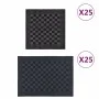 Juego de paños 50 unidades algodón negro y gris de vidaXL, Toallas - Ref: Foro24-136287, Precio: 86,83 €, Descuento: %