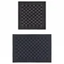 Juego de paños 50 unidades algodón negro y gris de vidaXL, Toallas - Ref: Foro24-136287, Precio: 86,83 €, Descuento: %
