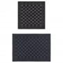 Juego de paños 50 unidades algodón negro y gris de vidaXL, Toallas - Ref: Foro24-136287, Precio: 88,08 €, Descuento: %