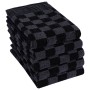Juego de paños 50 unidades algodón negro y gris de vidaXL, Toallas - Ref: Foro24-136287, Precio: 88,08 €, Descuento: %