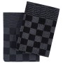 Juego de paños 50 unidades algodón negro y gris de vidaXL, Toallas - Ref: Foro24-136287, Precio: 88,08 €, Descuento: %