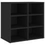 Mueble zapatero negro 52,5x30x50 cm en Armarios y almacenamiento | Comprar online en Foru.es