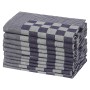 Paños de cocina 20 uds algodón azul y blanco 50x70 cm de vidaXL, Paños de cocina - Ref: Foro24-136280, Precio: 37,29 €, Descu...