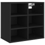 Mueble zapatero negro 52,5x30x50 cm en Armarios y almacenamiento | Comprar online en Foru.es