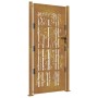 Puerta de jardín acero corten diseño bambú 105x205 cm de vidaXL, Puertas de jardín - Ref: Foro24-153189, Precio: 298,82 €, De...