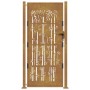 Puerta de jardín acero corten diseño bambú 105x205 cm de vidaXL, Puertas de jardín - Ref: Foro24-153189, Precio: 298,82 €, De...