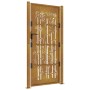 Puerta de jardín acero corten diseño bambú 105x205 cm de vidaXL, Puertas de jardín - Ref: Foro24-153189, Precio: 298,82 €, De...