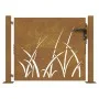 Gartentor aus Cortenstahl, Grasdesign, 105 x 105 cm von vidaXL, Gartentore - Ref: Foro24-153227, Preis: 153,39 €, Rabatt: %