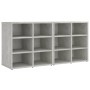 Muebles zapatero 2 uds color gris hormigón 52,5x30x50 cm en Armarios y almacenamiento | Comprar online en Foru.es