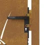 Corten steel garden gate grass design 105x105 cm by vidaXL, garden gates - Ref: Foro24-153227, Price: 153,39 €, Discount: %