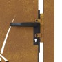 Puerta de jardín acero corten diseño hierba 105x105 cm de vidaXL, Puertas de jardín - Ref: Foro24-153227, Precio: 156,27 €, D...