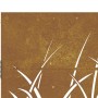 Puerta de jardín acero corten diseño hierba 105x105 cm de vidaXL, Puertas de jardín - Ref: Foro24-153227, Precio: 156,27 €, D...