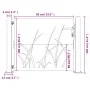Gartentor aus Cortenstahl, Grasdesign, 105 x 105 cm von vidaXL, Gartentore - Ref: Foro24-153227, Preis: 153,39 €, Rabatt: %