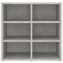 Muebles zapatero 2 uds color gris hormigón 52,5x30x50 cm en Armarios y almacenamiento | Comprar online en Foru.es