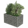Arriate de gaviones de acero 90x50x50 cm en Macetas y jardineras | Comprar online en Foru.es