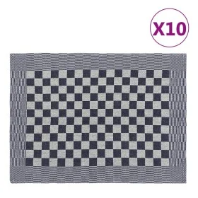 Paños de cocina 10 uds algodón azul y blanco 50x70 cm de vidaXL, Paños de cocina - Ref: Foro24-136279, Precio: 26,51 €, Descu...