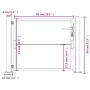 Gartentor aus Cortenstahl 105x80 cm von vidaXL, Gartentore - Ref: Foro24-153202, Preis: 115,14 €, Rabatt: %