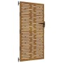 Puerta de jardín acero corten diseño cuadrado 85x175 cm de vidaXL, Puertas de jardín - Ref: Foro24-153248, Precio: 171,76 €, ...
