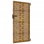 Puerta de jardín acero corten diseño cuadrado 85x175 cm de vidaXL, Puertas de jardín - Ref: Foro24-153248, Precio: 171,76 €, ...