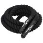 Cuerda de batalla poliéster negro 9 m 6,8 kg de vidaXL, Accesorios de máquinas de cardio - Ref: Foro24-94266, Precio: 53,66 €...