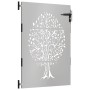 Puerta de jardín acero corten diseño árbol 85x150 cm de vidaXL, Puertas de jardín - Ref: Foro24-153211, Precio: 185,32 €, Des...