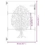 Gartentor aus Cortenstahl, Baumdesign, 85 x 150 cm von vidaXL, Gartentore - Ref: Foro24-153211, Preis: 183,23 €, Rabatt: %