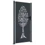 Anthrazitgraues Gartentor aus Stahl im Baumdesign 105x205 cm von vidaXL, Gartentore - Ref: Foro24-153159, Preis: 336,91 €, Ra...