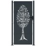Puerta de jardín acero gris antracita diseño árbol 105x205 cm de vidaXL, Puertas de jardín - Ref: Foro24-153159, Precio: 346,...