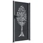 Anthrazitgraues Gartentor aus Stahl im Baumdesign 105x205 cm von vidaXL, Gartentore - Ref: Foro24-153159, Preis: 336,91 €, Ra...